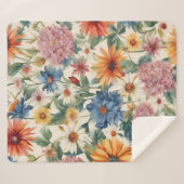 Phantastische Ausschreibung Sommergarten Blume Sherpadecke (Vorderseite (Horizontal))