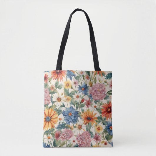 Phantastische Ausschreibung Sommergarten Blume Tasche (Vorderseite)