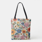 Phantastische Ausschreibung Sommergarten Blume Tasche (Rückseite)