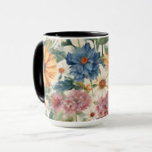 Phantastische Ausschreibung Sommergarten Blume Tasse (Vorderseite Links)