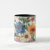 Phantastische Ausschreibung Sommergarten Blume Tasse (Zentrum)