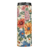 Phantastische Ausschreibung Sommergarten Blume Thermosbecher (Rückseite)