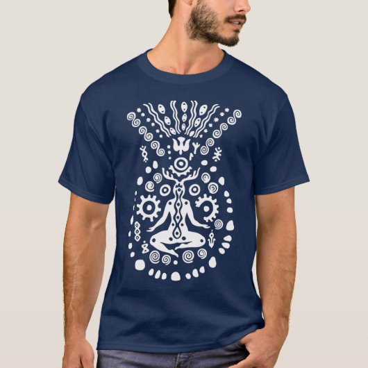 Phantastische Ayahuasca Lover DMT Designs Shaman ( T-Shirt (Vorderseite)