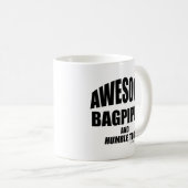 Phantastische Bagpiper Kaffeetasse (VorderseiteRechts)