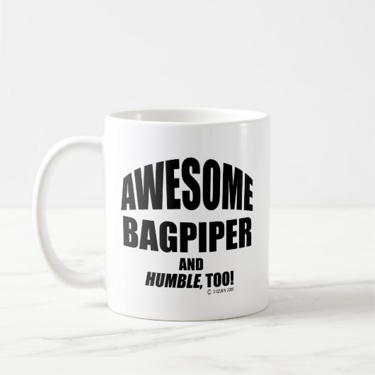 Phantastische Bagpiper Kaffeetasse (Links)
