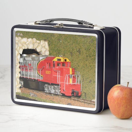 Phantastische Bahnmitte Metall Brotdose (Beispiel)