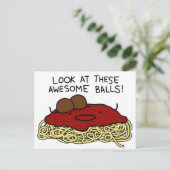 Phantastische Bälle Postkarte (Stehend Vorderseite)