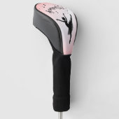Phantastische Ballerina Tanz mit Musik Rosa Golf Headcover (angewinkelt)