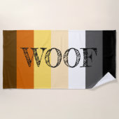 Phantastische Bärenahorbe Strandtuch (Vorderseite)