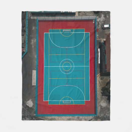 Phantastische Basketballarmatur Fleecedecke (Vorderseite)