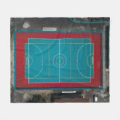 Phantastische Basketballarmatur Fleecedecke (Vorderseite (Horizontal))