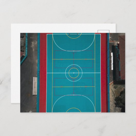 Phantastische Basketballarmatur Postkarte (Vorne/Hinten)