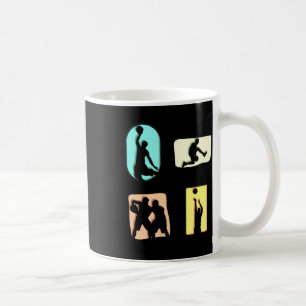 Phantastische Basketballspielerboys Kinder aktiv M Kaffeetasse