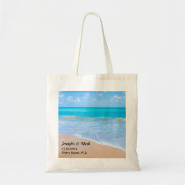 Phantastische Beach Tropical Scene Wedding Tragetasche