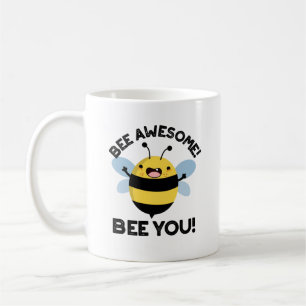 Phantastische Biene Du positiver Insektenpun Kaffeetasse