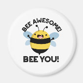 Phantastische Biene Du positiver Insektenpun Magnet (Vorne)