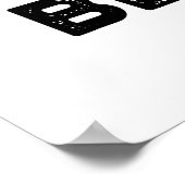 Phantastische Biene Du positiver Insektenpun Poster (Ecke)