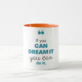"Phantastische Bilder: Inspiration qoute Tasse (Zentrum)