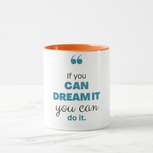 "Phantastische Bilder: Inspiration qoute Tasse (Zentrum)