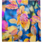 Phantastische Blätter von Cotonou Duschvorhang (Vorderseite)