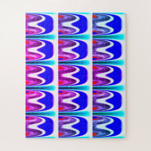 Phantastische blaue Wellen Puzzle