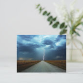 Phantastische Blitzkarte Postkarte (Stehend Vorderseite)