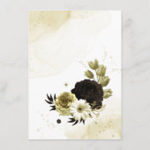 Phantastische Blume aus Elfenbein Begleitkarte (Rückseite)