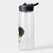 Phantastische Blume aus Elfenbeingold, Monogramm Trinkflasche (Links)