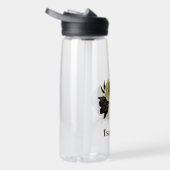 Phantastische Blume aus Elfenbeingold, Monogramm Trinkflasche (Rechts)