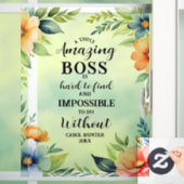 phantastische Blumenführerin Fensteraufkleber (Zuhause)