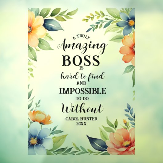 phantastische Blumenführerin Fensteraufkleber (Blatt 3)