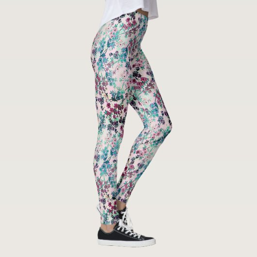 Phantastische Blüten Leggings (Rechts)