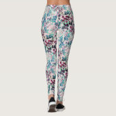 Phantastische Blüten Leggings (Rückseite)