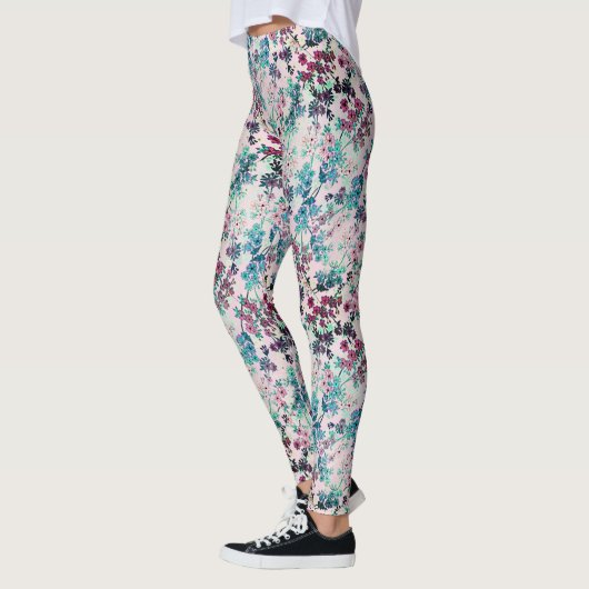 Phantastische Blüten Leggings (Links)