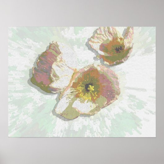 Phantastische Blüten Poster (Vorne)