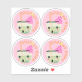 Phantastische Boba-Packung mit 4 Aufkleber (Blatt)