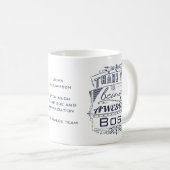 Phantastische Boss-Bewertung Kaffeetasse (VorderseiteRechts)