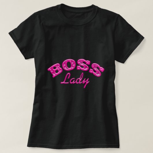 Phantastische Boss Lady Entrepreneur Design T-Shirt (Design vorne)