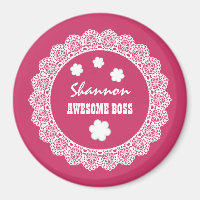 Phantastische BOSS-Vintage Spitzen und Blume V04