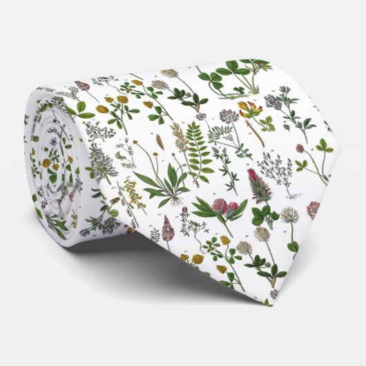 Phantastische botanische Krawatte (Gerollt)