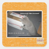 Phantastische Box Quadratischer Aufkleber (Vorderseite)