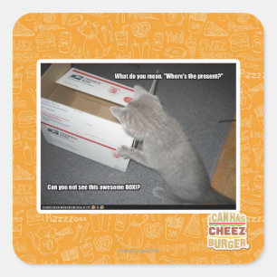 Phantastische Box Quadratischer Aufkleber