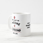 Phantastische Boyfriend Valentine Tasse Name hinzu (Vorderseite Links)