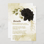 Phantastische, braune Goldhunde-Blume Begleitkarte (Vorne/Hinten)