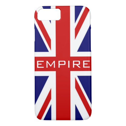 Phantastische britische Flagge EMPIRE Case-Mate iPhone Hülle (Rückseite)