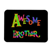 Phantastische Bruder T - Shirt und Geschenke Magnet (Horizontal)