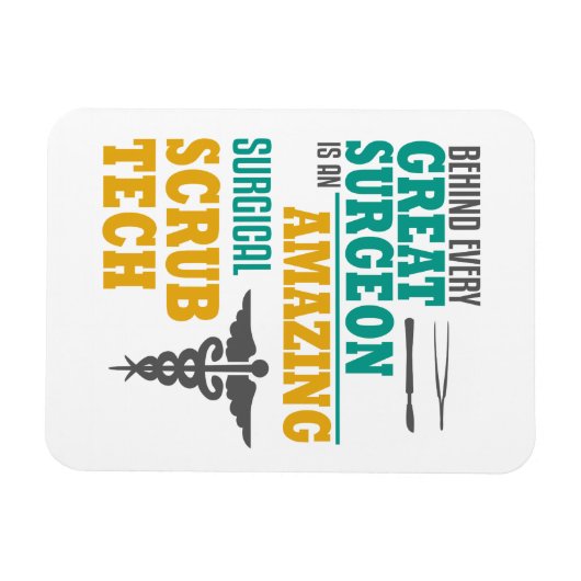 Phantastische Chirurgische Untersuchung Tech Funny Magnet (Horizontal)