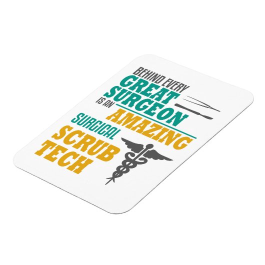 Phantastische Chirurgische Untersuchung Tech Funny Magnet (Linke Seite)