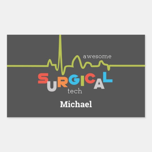 Phantastische Chirurgische Woche Rechteckiger Aufkleber (Vorderseite)