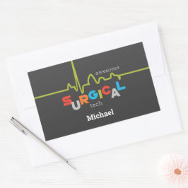 Phantastische Chirurgische Woche Rechteckiger Aufkleber